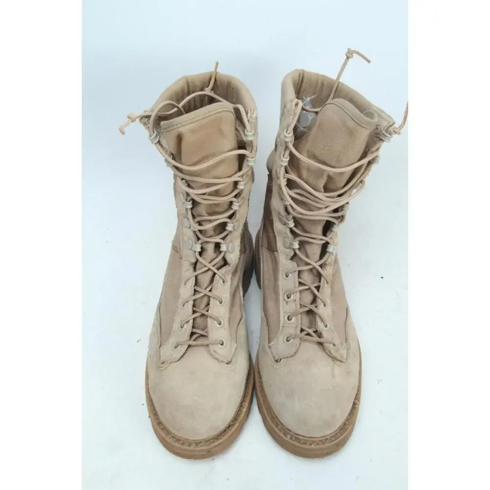 Vintage Corcoran Coyote Suede Marauder Military Jump Boots Y2K usa 4380 9.5 M